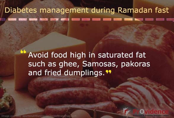 Avoid foods with saturated fats this Ramadan