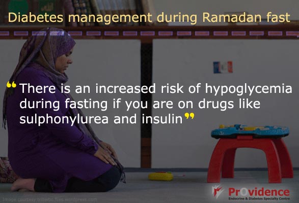 Reduce the risk of Hypoglycemia during Ramadan Fasting