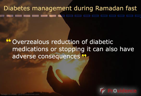 Diabetes medication in Ramadan