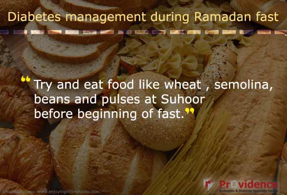 Eat wheat, semolina and pulses before Ramadan fast